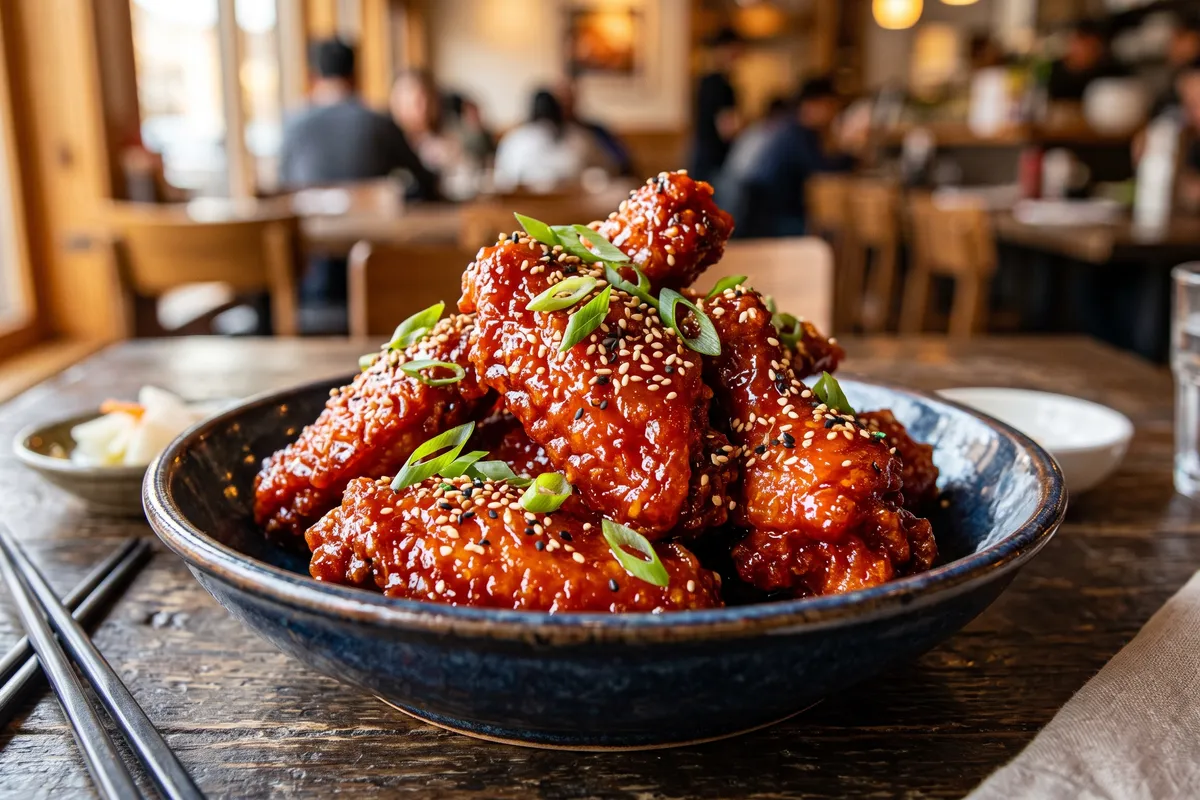 Air Fryer Korean Fried Chicken Wings (Yangnyeom)