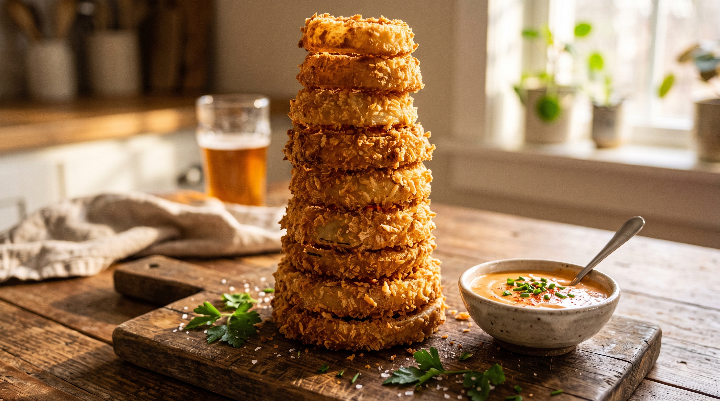 Air Fryer Crispy Onion Rings